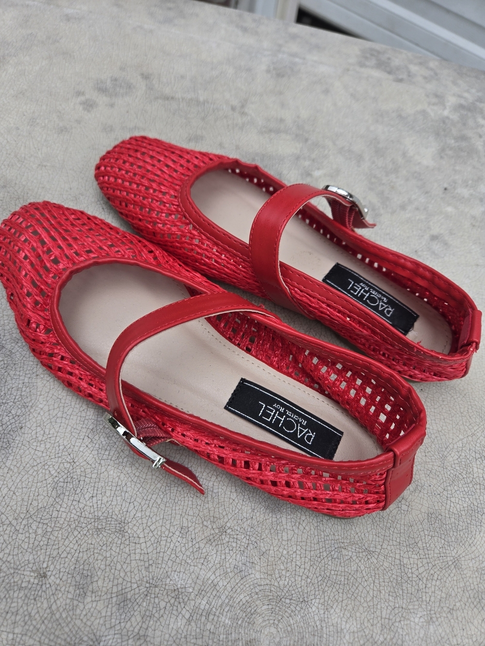 Rachel Mary Jane Flats with Buckle Strap Womens Size 6